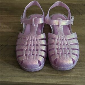 Melissa Glittery Lavendar Sandals